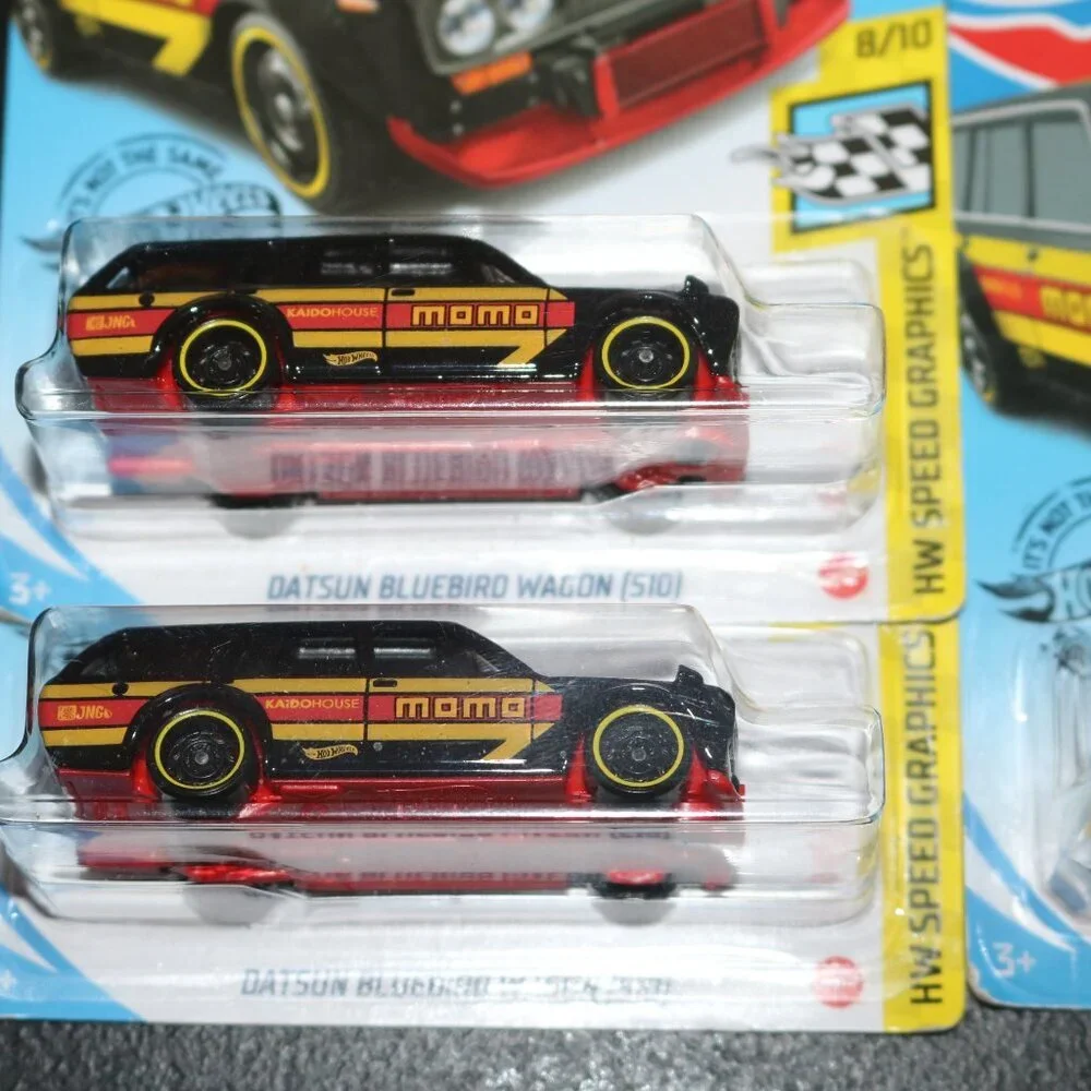 Hot Wheels Speed Graphics Datsun Bluebird wagon lot of 3